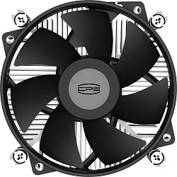 Устройство охлаждения(кулер) PcCooler R95-I Soc-1200/1700/1851 серебристый/черный 4-pin 31.2dB Al+Cu 95W 400gr Ret (R95-XXNIXX-GL)