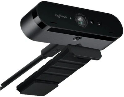 Камера Web Logitech Brio черный 13Mpix (4096x2160) USB3.0 с микрофоном (960-001107)