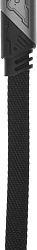 Кабель Hoco U119 Machine iP USB (m)-Lightning (m) 1.2м черный коробка плоский