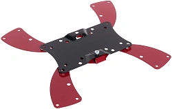 Кронштейн для телевизора Holder LCDS-5057 черный глянец 19"-47" макс.30кг настенный наклон