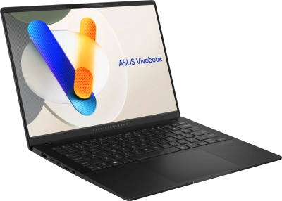 Ноутбук Asus VivoBook S14 OLED M5406NA-QD109 Ryzen 5 7535HS 16Gb SSD1Tb AMD Radeon 660M 14" OLED WUXGA (1920x1200) без ОС black WiFi BT Cam (90NB1493-M006B0)