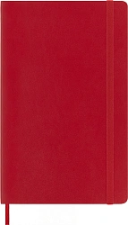 Блокнот Moleskine CLASSIC SOFT QP617F2 Large 130х210мм 192стр. клетка мягкая обложка красный