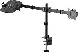Кронштейн для монитора/ноутбука Cactus CS-VM-LH24-BL черный 17"-35" макс.20кг настольный поворот и наклон
