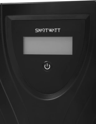 Источник бесперебойного питания Smartwatt Uni Pro LCD 700Вт 1000ВА черный