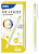 Ручка гелев. Deli Delight EG118-YL прозрачный жел. черн. линия 0.5мм