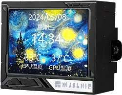 Система водяного охлаждения Thermalright Mjolnir Vision 360 ARGB Soc-AM5/AM4/1151/1200/2066/2011/1700 черный 4-pin 27dB Al LCD Ret (M-VISION-360-BL-ARGB)