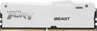 Память DDR5 2x16GB 6000MHz Kingston KF560C36BWE2AK2-32 Fury Beast White Expo RGB RTL PC5-48000 CL36 DIMM 288-pin 1.35В kit single rank с радиатором Ret
