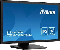 Монитор Iiyama 23.8" ProLite T2452MSC-B1 черный IPS LED 14ms 16:9 HDMI M/M матовая 400cd 178гр/178гр 1920x1080 60Hz DP FHD USB Touch 5.6кг
