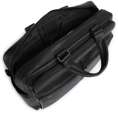 Деловая сумка Piquadro Hedley CA4098W130/N с отделением для ноутбука черный натур.кожа