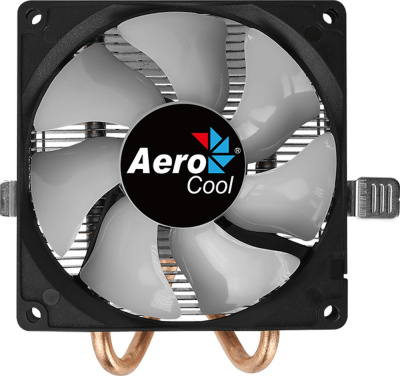 Устройство охлаждения(кулер) Aerocool Air Frost 2 RGB Soc-AM5/AM4/1200/1700/1851 черный/белый 3-pin 26dB Al+Cu 110W 250gr Ret (AIR FROST 2 FRGB 3P)