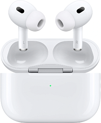 Гарнитура внутриканальные Apple AirPods Pro 2 2023 A3047/A3048/A2968 белый беспроводные bluetooth в ушной раковине (MTJV3HN/A)