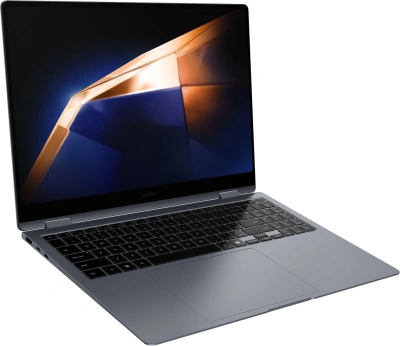 Ноутбук Samsung Galaxy Book 4 Pro 360 NP964 Core Ultra 7 155H 16Gb SSD1Tb Intel Arc 16" AMOLED Touch 2.8K (2880x1800) Windows 11 Pro grey WiFi BT Cam (NP964QGK-KG2US)