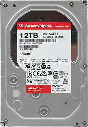 Жесткий диск WD SATA-III 12TB WD122KFBX NAS Red Pro (7200rpm) 512Mb 3.5"