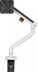 Кронштейн для мониторов Ultramounts UM725W белый 17"-32" макс.9кг крепление к столешнице поворот и наклон