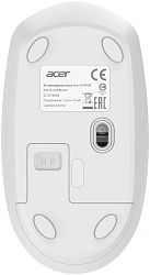 Мышь Acer OMR408 белый оптическая 1600dpi беспров. для ноутбука 4but (ZL.MCEEE.02Y)