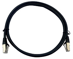 Патч-корд Buro BU-7-1.5M STP 4 пары cat.7 CCA molded 1.5м черный RJ-45 (m)-RJ-45 (m)