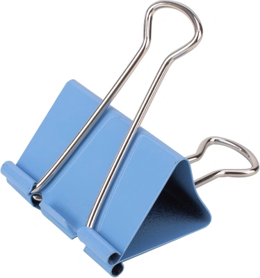 Зажимы Deli E8552A металл 41мм ассорти (упак.:24шт) пластиковая коробка