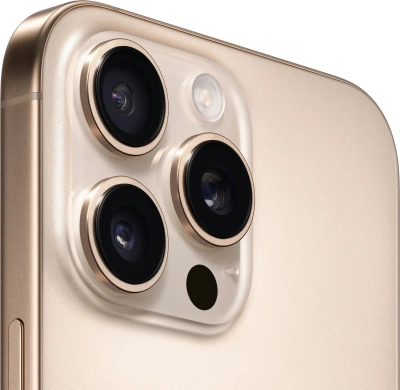 Смартфон Apple A3295 iPhone 16 Pro Max 1Tb бежевый титан моноблок 3G 4G 1Sim 6.9" 1320x2868 iOS 18 48Mpix 802.11 a/b/g/n/ac/ax/be NFC GPS Protect