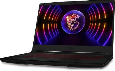 Ноутбук MSI GF63 Thin 12UCX-1048XRU Core i5 12450H 8Gb SSD256Gb NVIDIA GeForce RTX 2050 4Gb 15.6" IPS FHD (1920x1080) FreeDOS black WiFi BT Cam (9S7-16R821-1048)