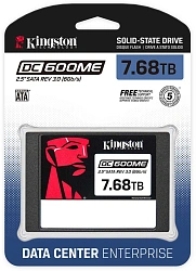 Накопитель SSD Kingston SATA-III 7.68TB SEDC600ME/7680G DC600M 2.5" 1 DWPD