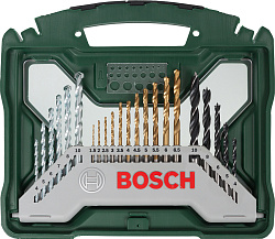 Набор принадлежностей Bosch X-Line-50 50 предметов (жесткий кейс)