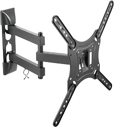 Кронштейн для телевизора Ultramounts UM870 черный 23"-55" макс.30кг настенный поворот и наклон