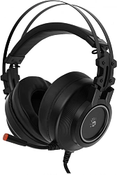 Наушники с микрофоном A4Tech Bloody G528C черный 2м мониторные USB оголовье (G528C)