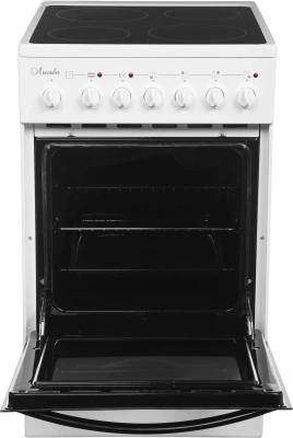 Плита Электрическая Лысьва EF4005MK00 белый/черный стеклокерамика (без крышки)