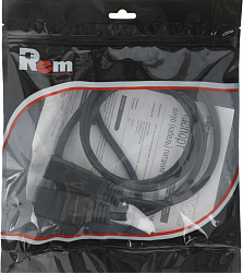 Шнур питания Rem R-16-Cord-C19-C20-1.8 C19-C20 проводник.:3x1.5мм2 1.8м 220В 16А (упак.:1шт) черный