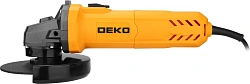 Углошлифовальная машина Deko DKAG750 750Вт 12000об/мин рез.шпин.:M14 d=125мм (063-4164)