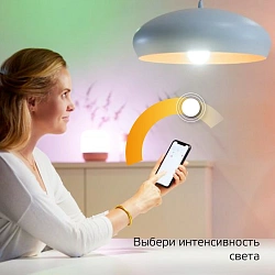Умная лампа Gauss IoT Smart Home E14 5Вт 470lm Wi-Fi (упак.:1шт) (1100112)