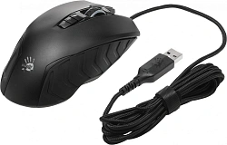 Мышь A4Tech Bloody J95s черный оптическая 8000dpi USB 9but (J95S STONE BLACK ACTIVATED)