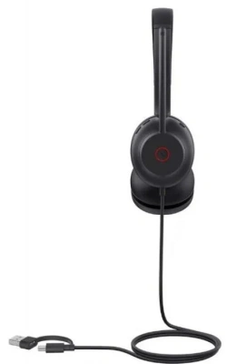 Гарнитура проводная Yealink UH35 Dual UC USB-C/A черный