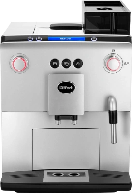 Кофемашина Kitfort КТ-7318 1400Вт серебристый/черный