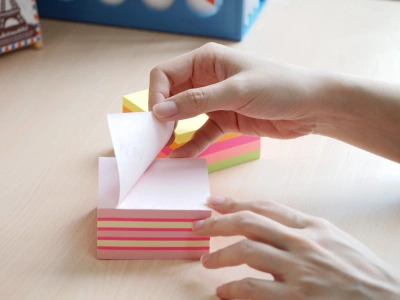 Блок самоклеящийся бумажный Stick`n 21341 76x76мм 400лист. 70г/м2 неон+пастель розовый 3цв.в упак.