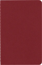 Блокнот Moleskine CAHIER JOURNAL CH111 Pocket 90x140мм обложка картон 64стр. линейка клюквенный (3шт)