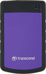 Жесткий диск Transcend USB3.0 1TB TS1TSJ25H3P StoreJet 25H3P (5400rpm) 2.5" фиолетовый