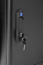 Шкаф коммутационный ЦМО (ШРН-М-15.650.1-9005) настенный 15U 600x650мм пер.дв.металл направл.под закл.гайки 120кг черный 581мм 27.36кг 180град. 745мм IP20 сталь