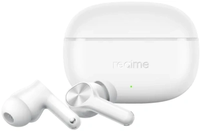 Гарнитура внутриканальные Realme Buds T200x белый беспроводные bluetooth в ушной раковине (6941764461710)