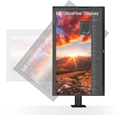 Монитор LG 31.5" 32UN880K-B черный IPS LED 5ms 16:9 HDMI M/M матовая HAS Piv 1000:1 350cd 178гр/178гр 3840x2160 60Hz DP 4K USB 10.3кг