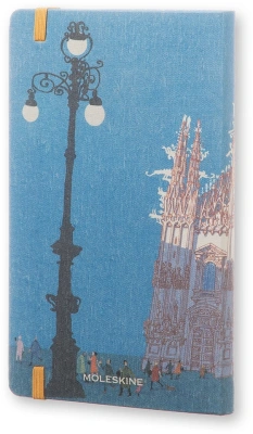Блокнот Moleskine LIMITED EDITION I AM MILAN LEQP060IAMI Large 130х210мм 240стр. слоновая кость страницы линейка твердая обложка белый