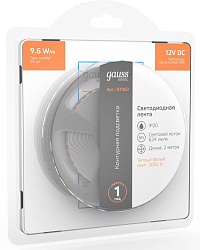 Лента светодиод. Gauss Basic 2м (BT060)