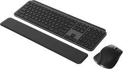 Клавиатура + мышь Logitech MX Keys S Combo клав:графитовый/черный мышь:графитовый USB беспроводная LED (920-011619)