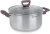 Кастрюля Rondell Fest RDS-1323 4.8л. d=24см (с крышкой) стальной