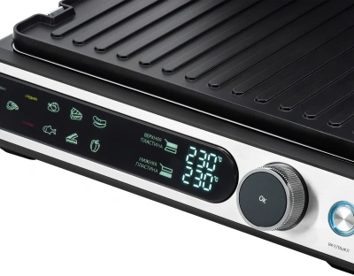 Электрогриль Rondell RDE-1700 2000Вт черный/серебристый