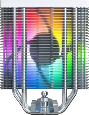 Устройство охлаждения(кулер) Montech NX400 ARGB Soc-AM5/AM4/1200/1700/1851 белый 4-pin 34.17dB Al+Cu 220W Ret (NX400ARGBWH)