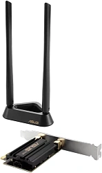 Сетевой адаптер Wi-Fi + Bluetooth Asus PCE-AXE59BT AXE5400 PCI Express x1 2ант.