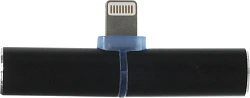 Переходник аудио Red Line lightning/Jack 3.5 (f) черный (УТ000016491)