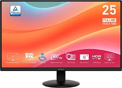 Монитор MSI 24.5" Pro MP252L черный IPS LED 1ms 16:9 HDMI M/M 1300:1 250cd 178гр/178гр 1920x1080 100Hz DP FHD 3.3кг