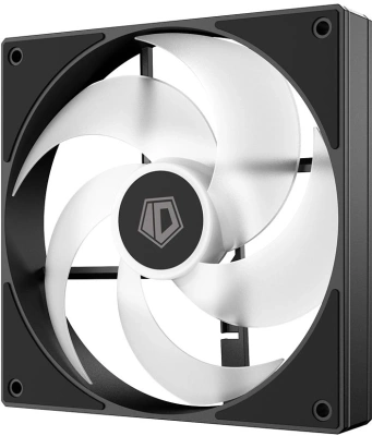 Вентилятор для корпуса ID-Cooling AS-140-ARGB-K ARGB 140х140x25 черный 4-pin 24.9дБ Ret